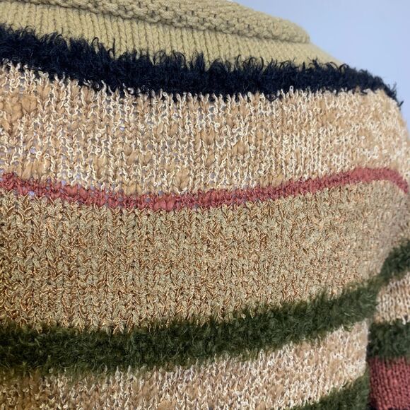 Susan Bristol Women Cardigan Cotton Blend Animal Print Colorful Sweater Petite S - Picture 4 of 13